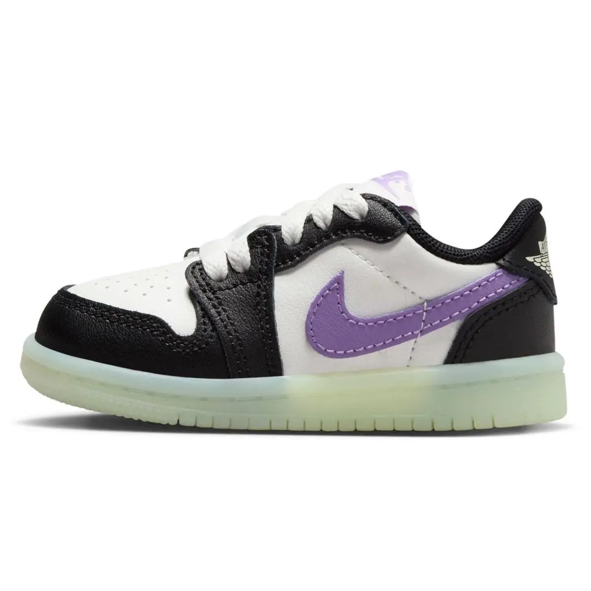 Toddler`s Jordan 1 Retro Low OG Black/black Raspberry HF0412 001 by Nike