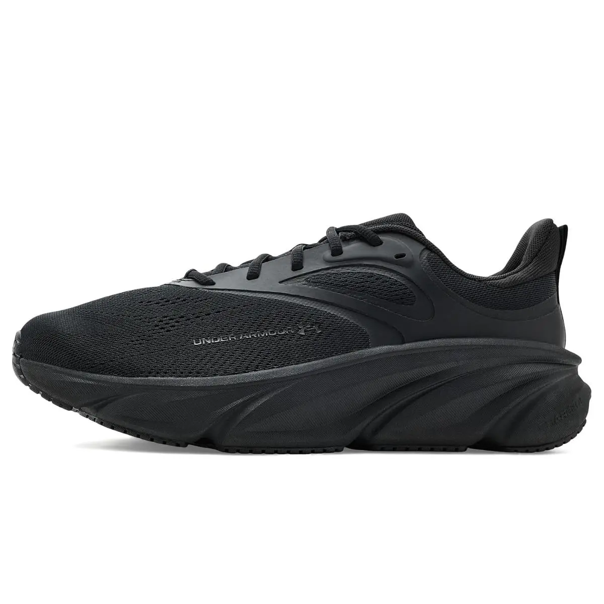 Under Armour shoes - Black/Black/White 9