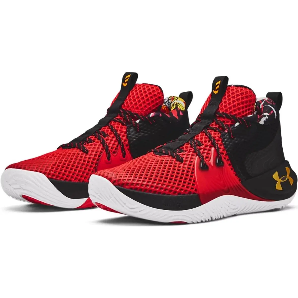 Under Armour shoes - Under Armour Embiid One - Embiid One - 3023876-602 - Red 4