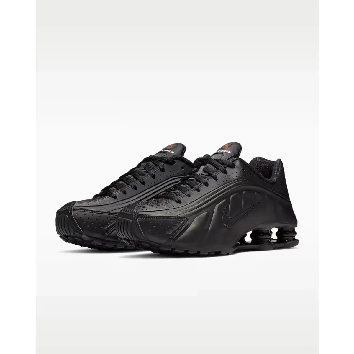 Nike Shox R4 AR3565-004 Sneakers Women`s 8 Black Athletic Running Shoes RHS8774