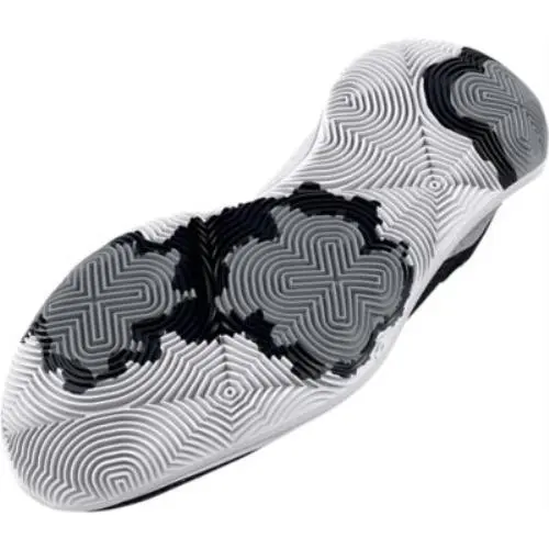 Under Armour shoes - BLACK-WHITE-METALLIC SILVER 3