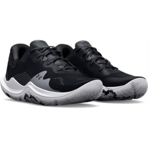 Under Armour shoes - BLACK-WHITE-METALLIC SILVER 7