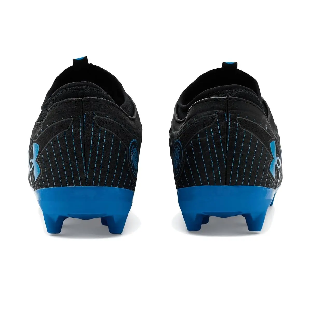 Under Armour shoes - Black/Castlerock/Blue Atlantis 5