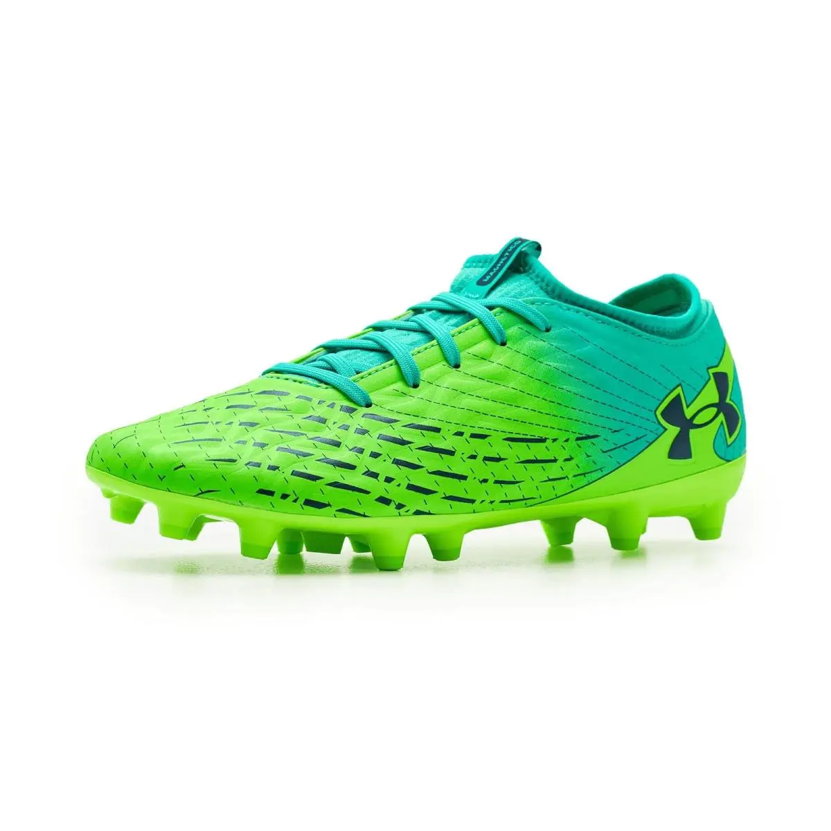 Under Armour shoes - Black/Castlerock/Blue Atlantis 20