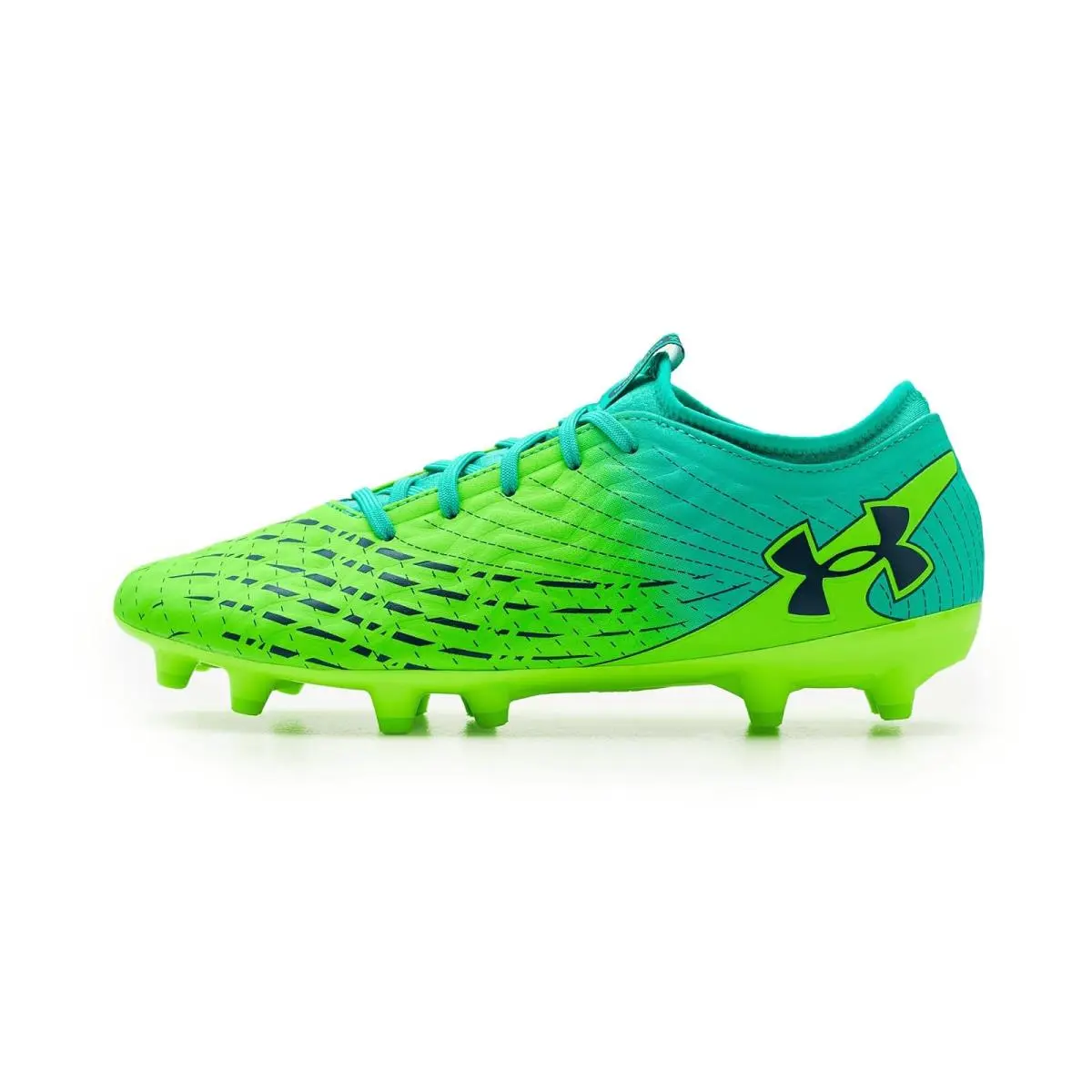 Under Armour shoes - Black/Castlerock/Blue Atlantis 23