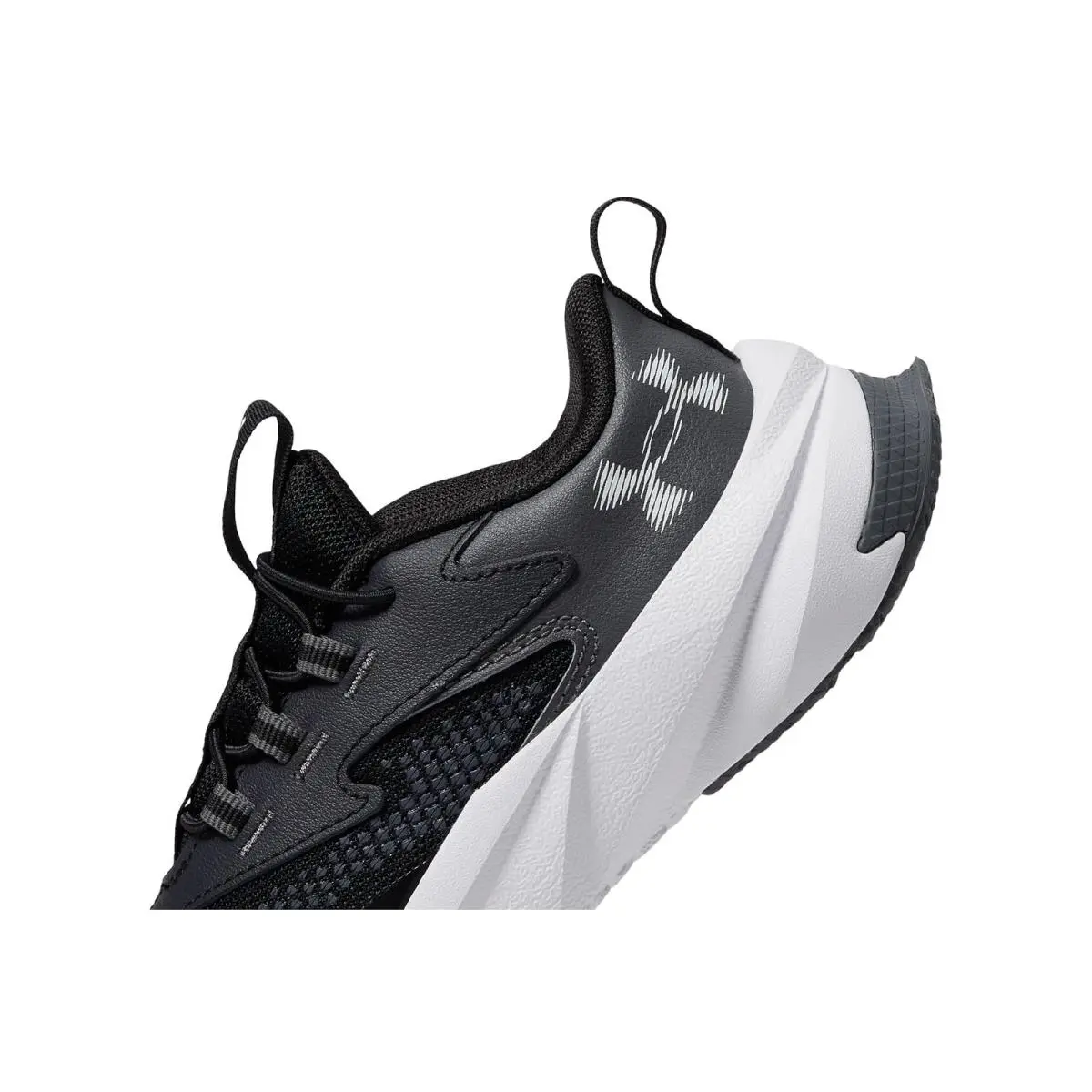 Under Armour shoes - Black/Castlerock/White 3