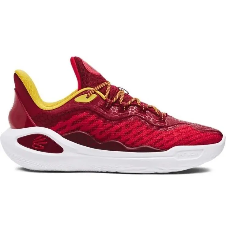 Under Armour shoes - Under Armour Curry - Curry - 3026618-600 - Red / Cardinal (Yellow) 4