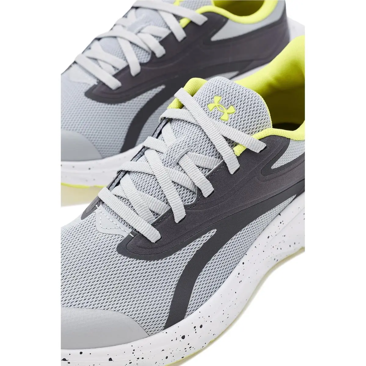 Under Armour shoes - Mod Gray/Castlerock/Lumin Yellow 4