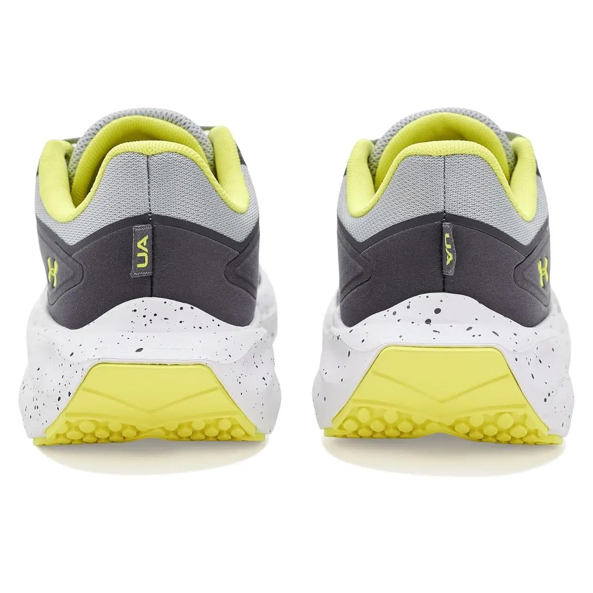 Under Armour shoes - Mod Gray/Castlerock/Lumin Yellow 12