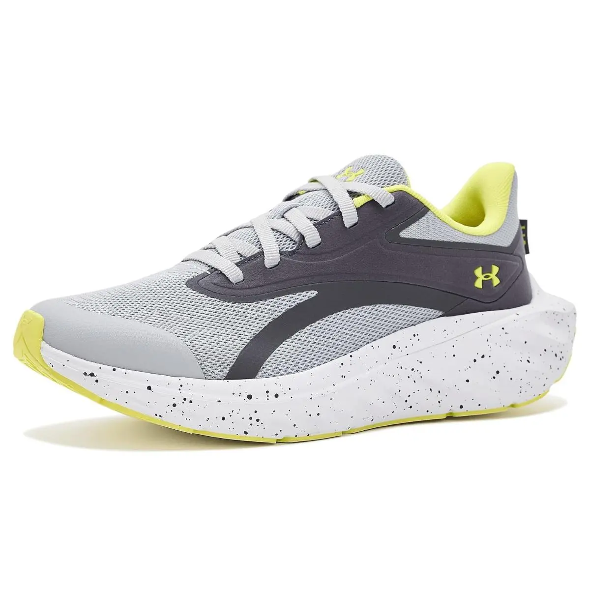 Under Armour shoes - Mod Gray/Castlerock/Lumin Yellow 6