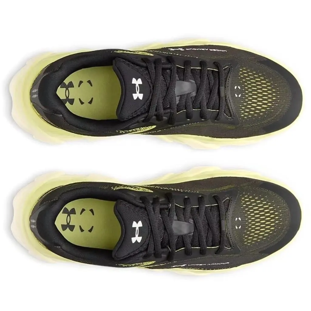 Under Armour shoes - Under Armour HB Runner 2 - Black, Manufacturer: Ultimate Black / Sonic Yellow / Metallic Silver - 008 4