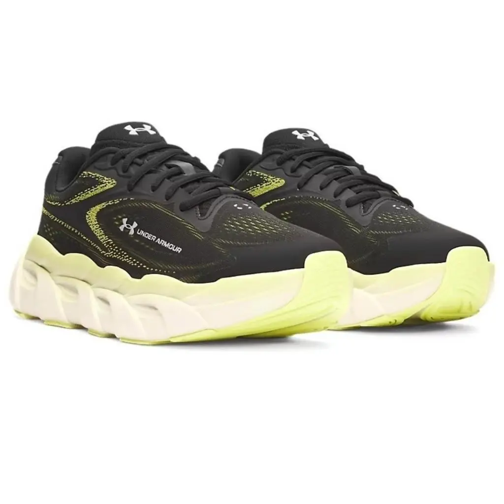 Under Armour shoes - Under Armour HB Runner 2 - Black, Manufacturer: Ultimate Black / Sonic Yellow / Metallic Silver - 008 12