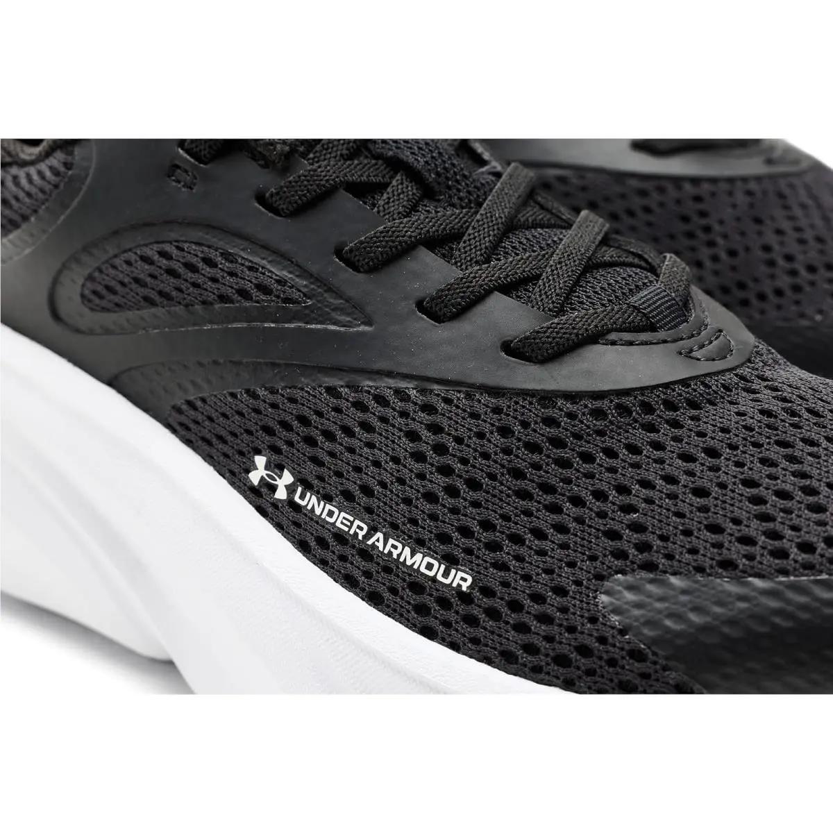 Under Armour shoes - Black/Black/White 4