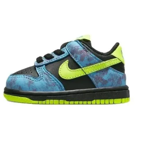 Toddler`s Nike Dunk Low SE 2 Multi-color/volt-black DV1697 900