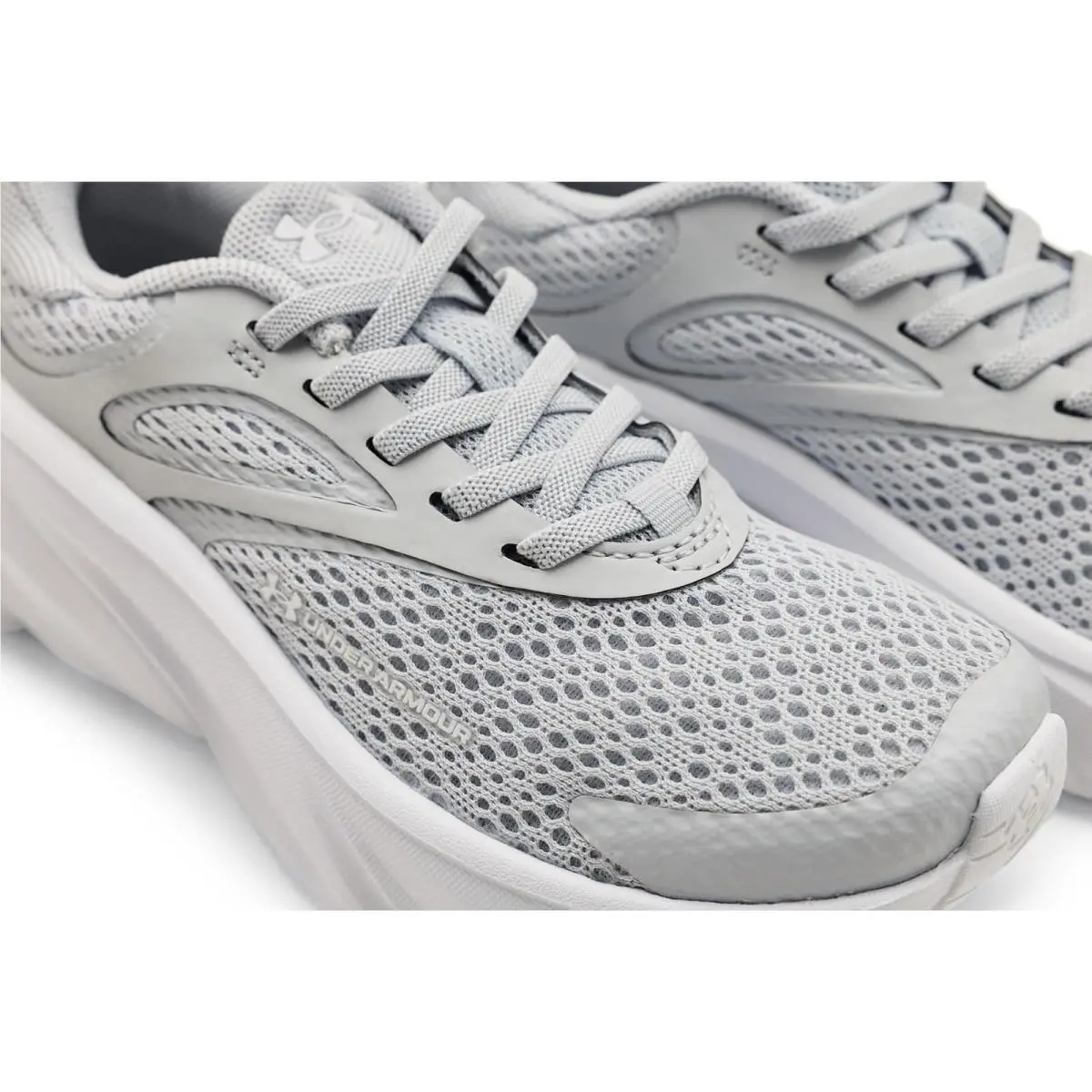 Under Armour shoes - Halo Gray/Halo Gray/White 4