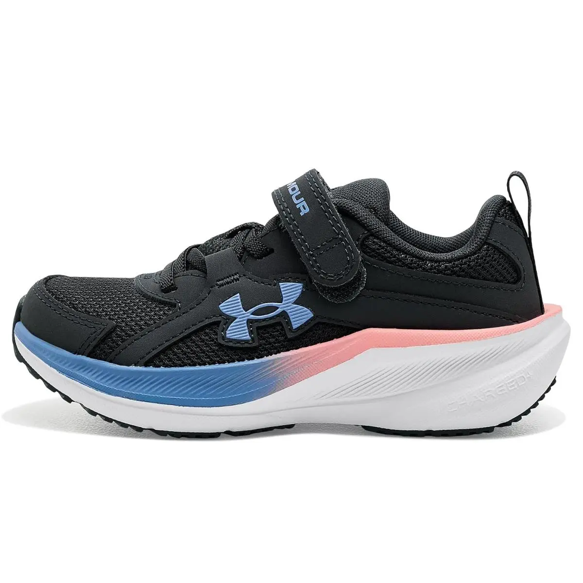 Under Armour shoes - Anthracite/Posh Pink/Blue Float 9