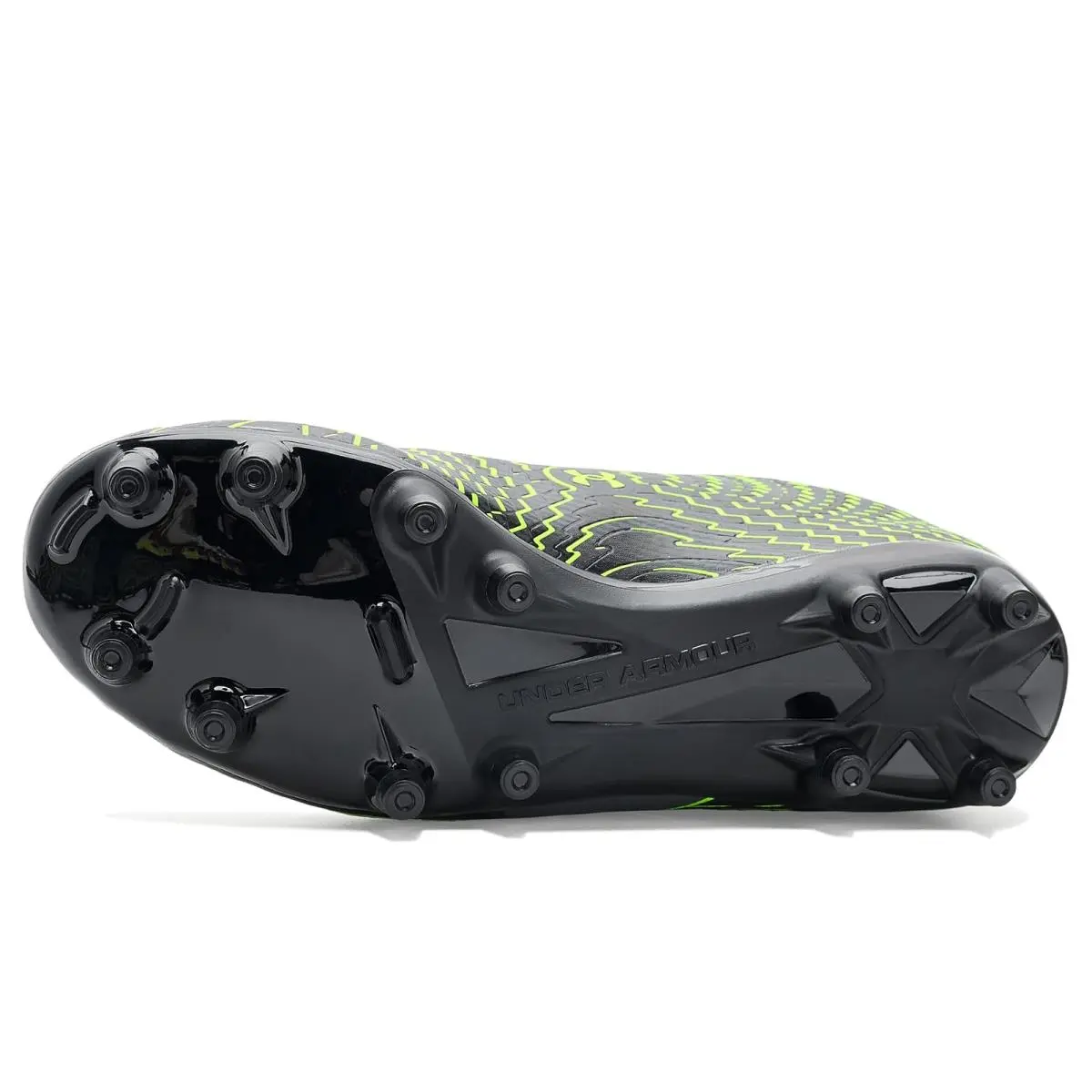 Under Armour shoes - Black/Titan Gray/Hyper Green 3