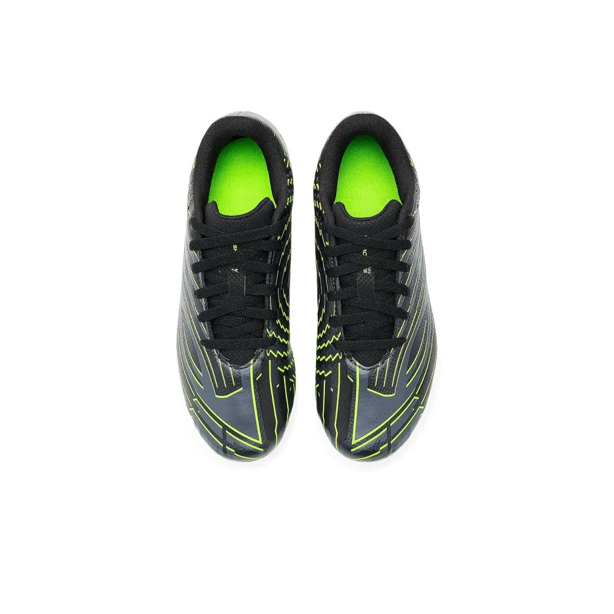 Under Armour shoes - Black/Titan Gray/Hyper Green 7