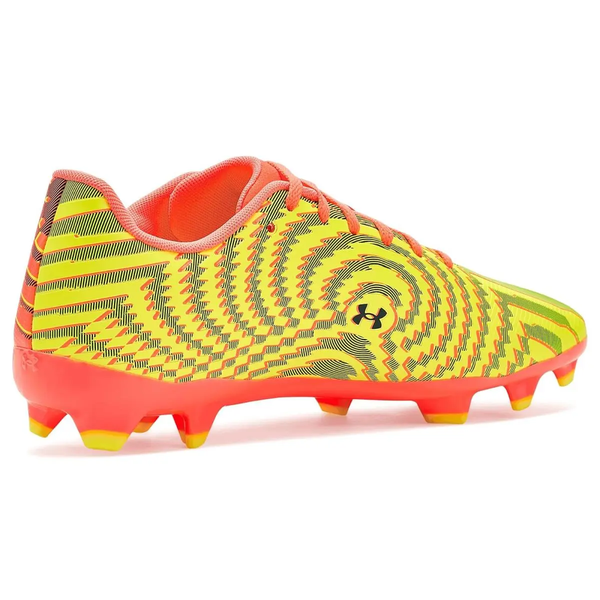 Under Armour shoes - Electric Tangerine/Arden Green/High Vis Yellow 8