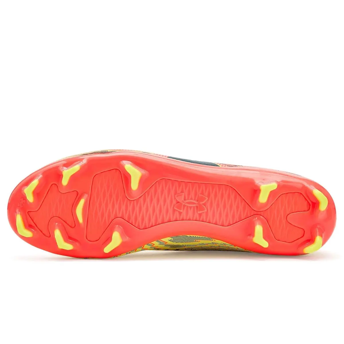 Under Armour shoes - Electric Tangerine/Arden Green/High Vis Yellow 10