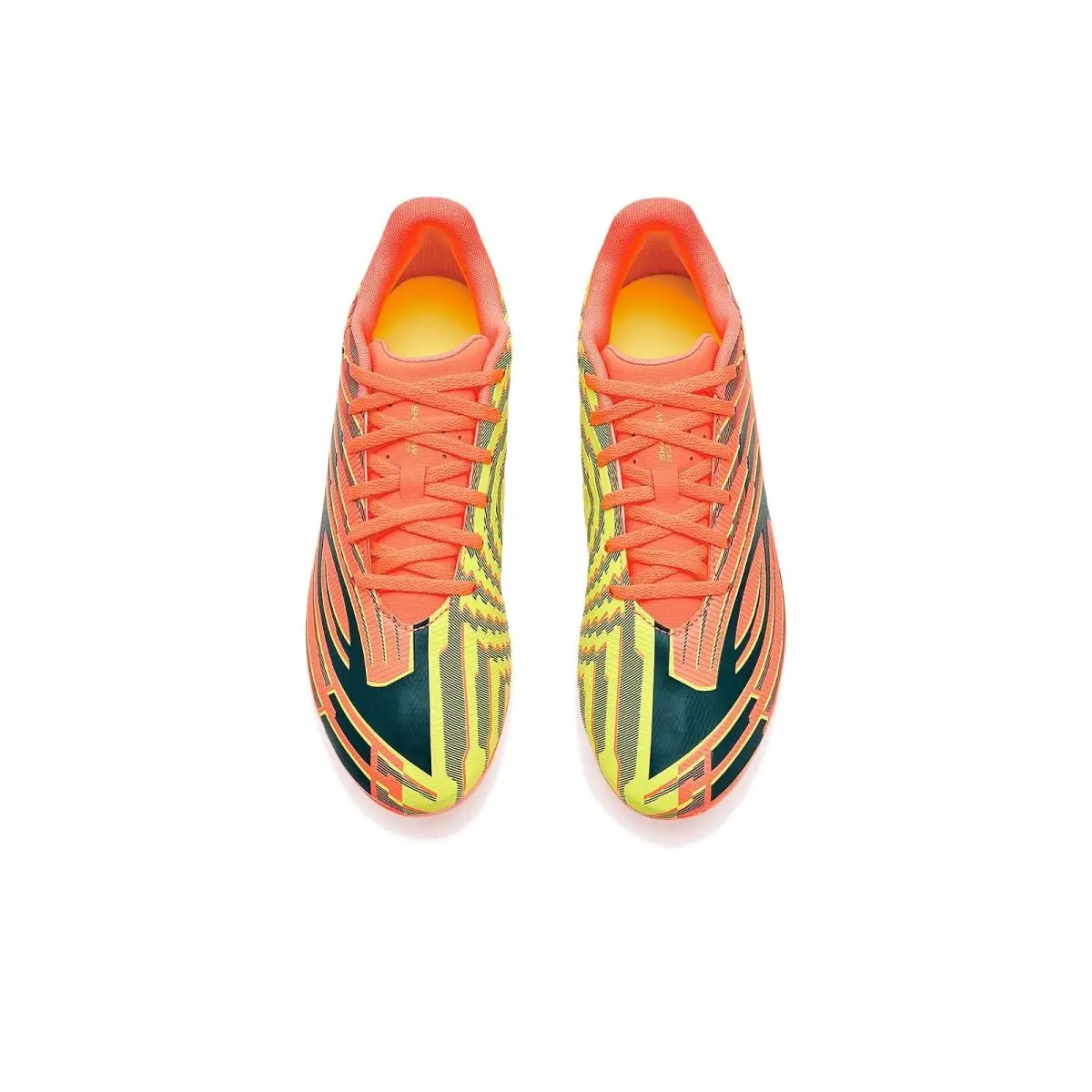 Under Armour shoes - Electric Tangerine/Arden Green/High Vis Yellow 7