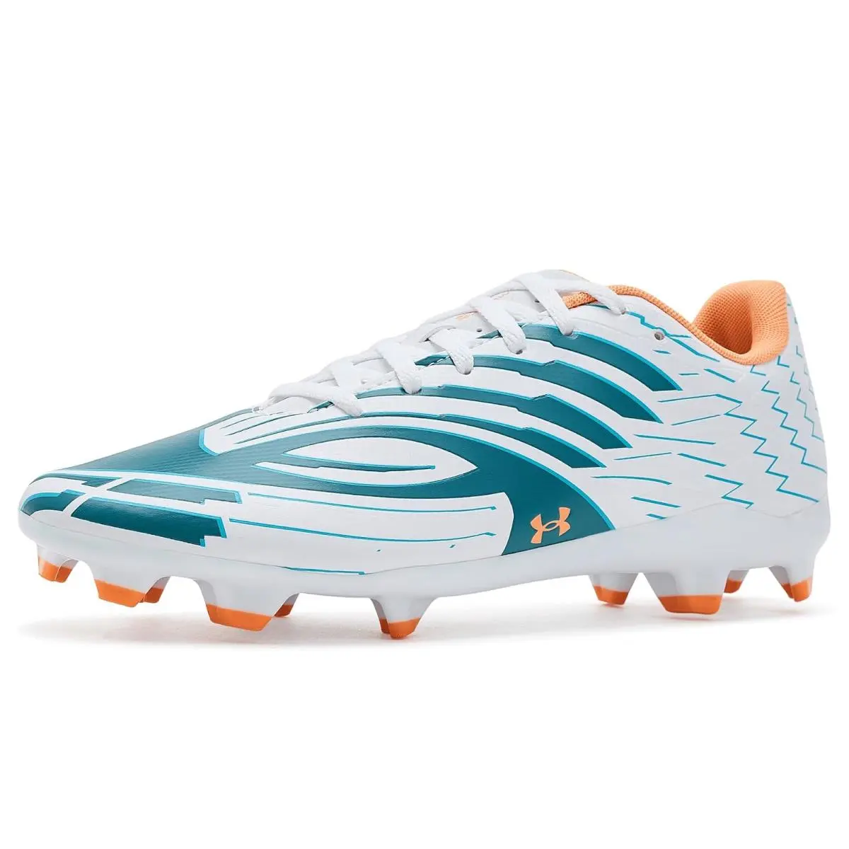 Under Armour shoes - Electric Tangerine/Arden Green/High Vis Yellow 13