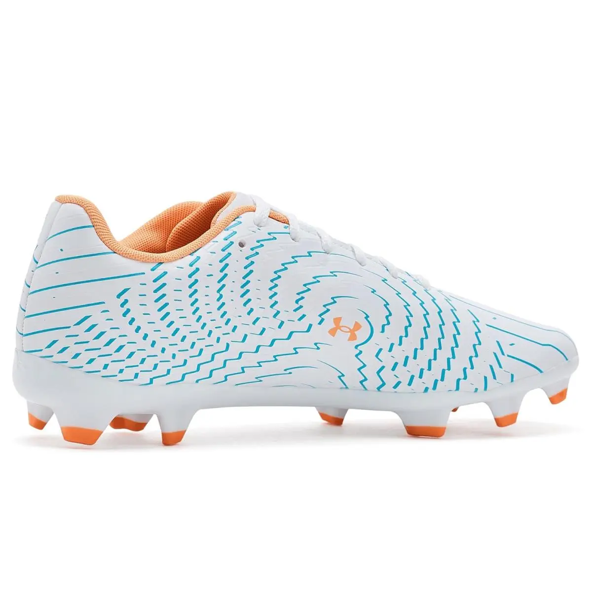 Under Armour shoes - Electric Tangerine/Arden Green/High Vis Yellow 15