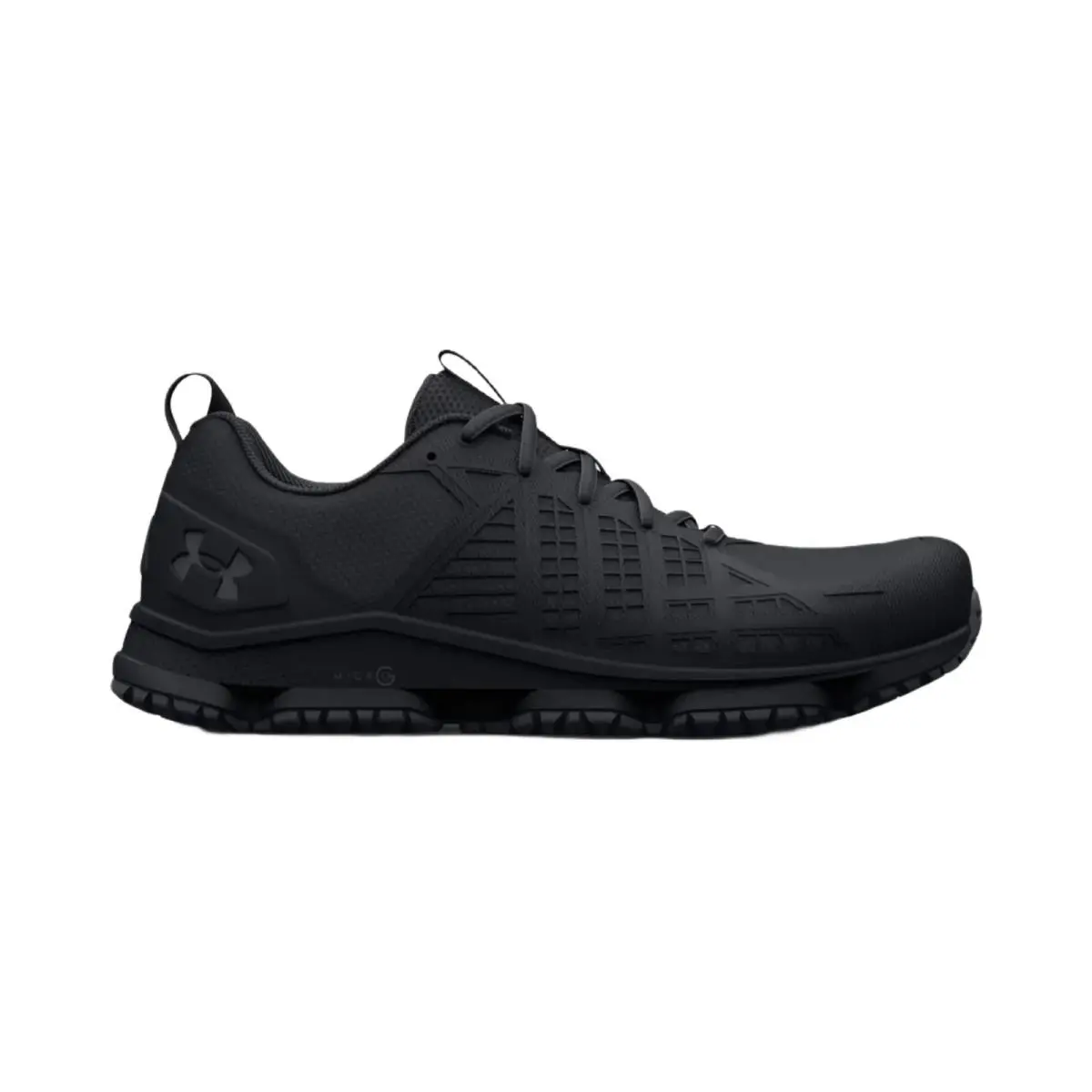 Under Armour Micro G Strikefast 3025842-002 Men 8.5 Black Tactical Shoe HTAT1597
