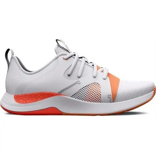 Under Armour Women`s UA Charged Breathe Lace TR Training Shoes White/orange Trop