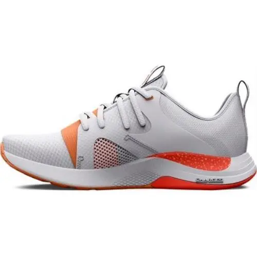 Under Armour shoes - WHITE-ORANGE TROPIC-AFTER BURN 0