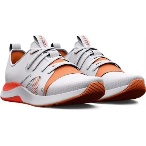 Under Armour shoes - WHITE-ORANGE TROPIC-AFTER BURN 2