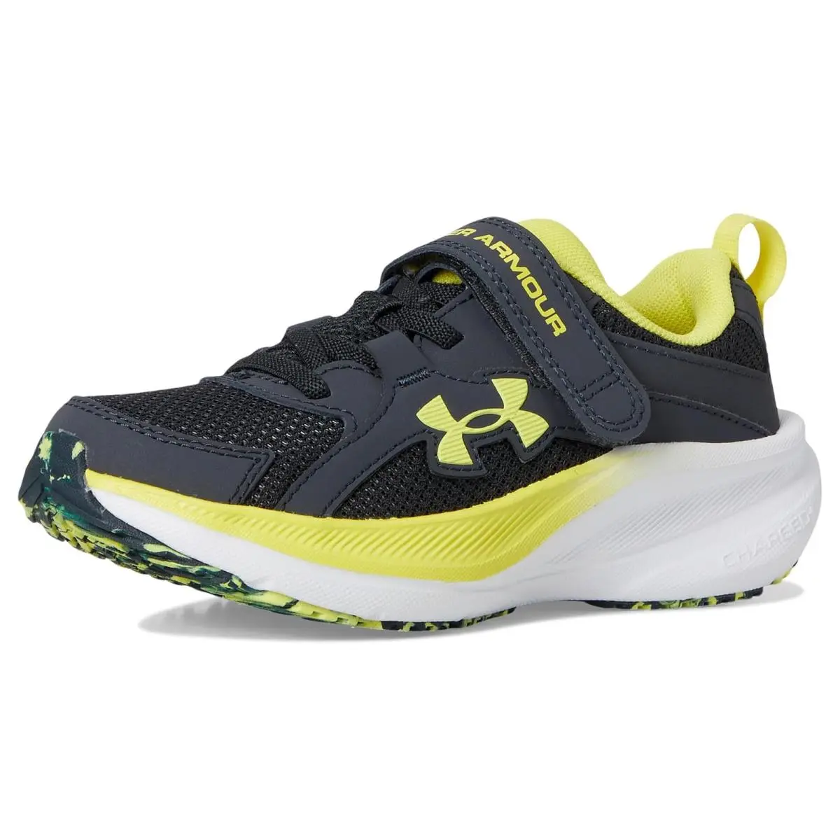 Under Armour shoes - Midnight Navy/Blue Blur/Hyper Green 12