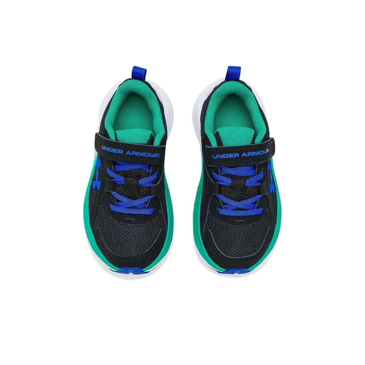 Under Armour shoes - Aegean Blue/Academy/Flash Light 35