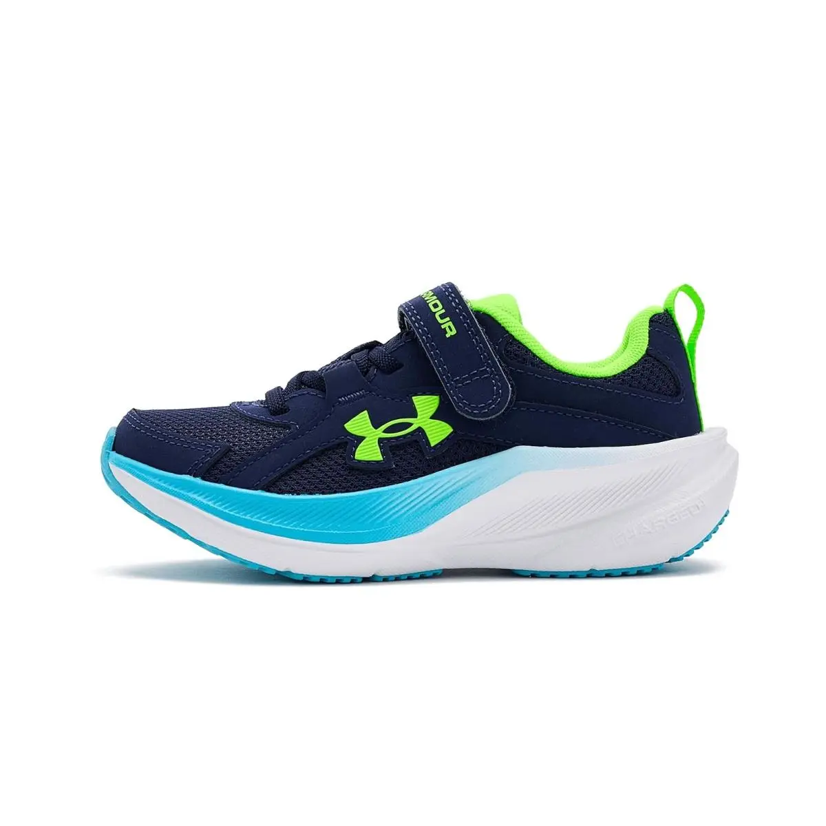 Under Armour shoes - Midnight Navy/Blue Blur/Hyper Green 16