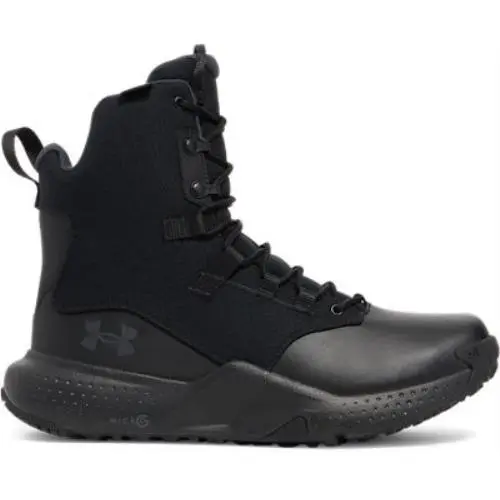 Under Armour Men`s UA Stellar Zip Slip Resistant Waterproof Tactical Boot Black/