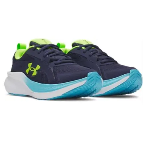 Under Armour shoes - 041468160219 - 041468160219 - MIDNIGHT NAVY/BLUE BLUR/HYPER GREEN 7