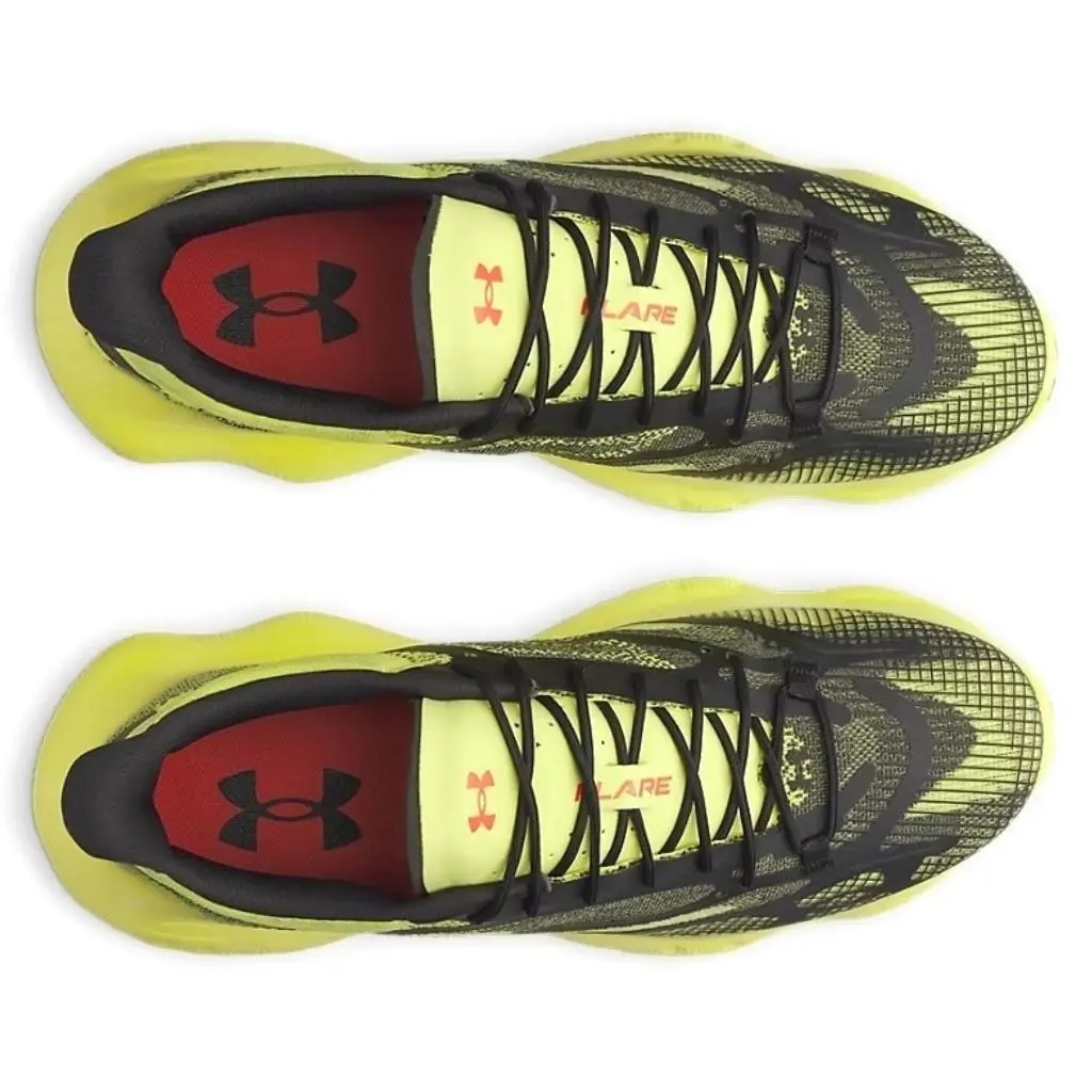 Under Armour shoes - Under Armour Flare - Flare - Yellow, Manufacturer: Flash Light / Black / Dark Orange - 738 4