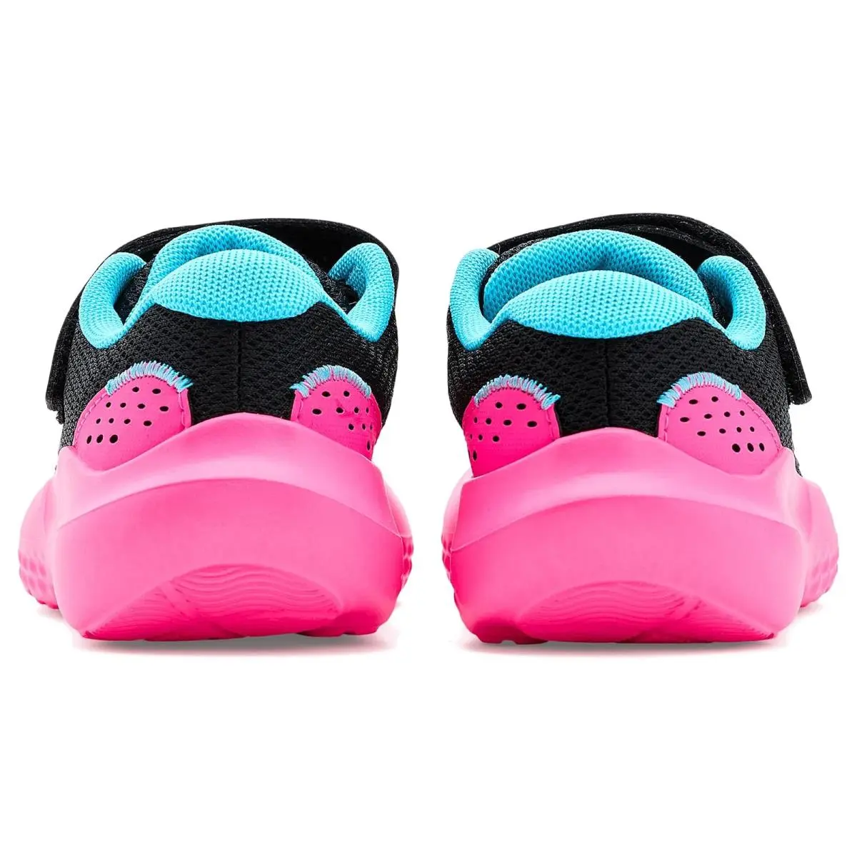 Under Armour shoes - Black/Fresco Blue/Hyper Green 5