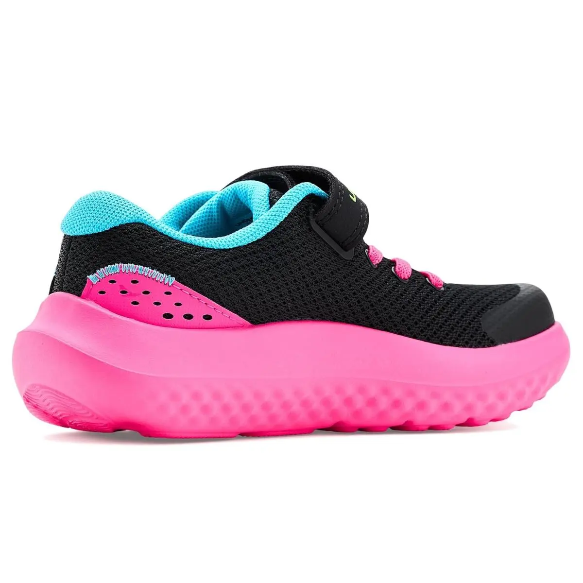 Under Armour shoes - Black/Fresco Blue/Hyper Green 8