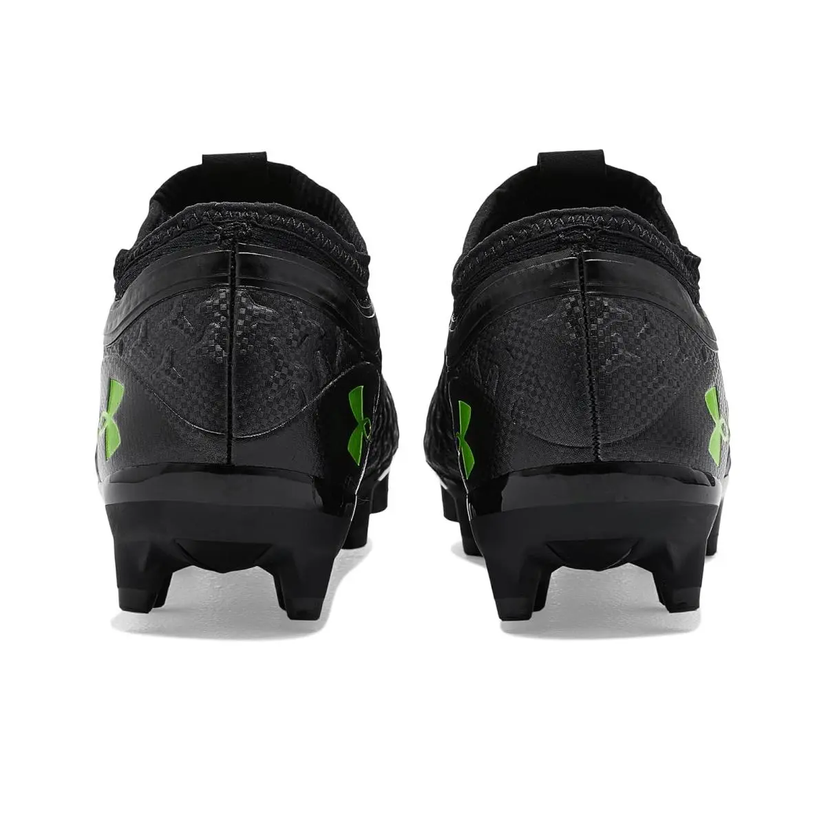 Under Armour shoes - Black/Metallic Black/Hyper Green 5