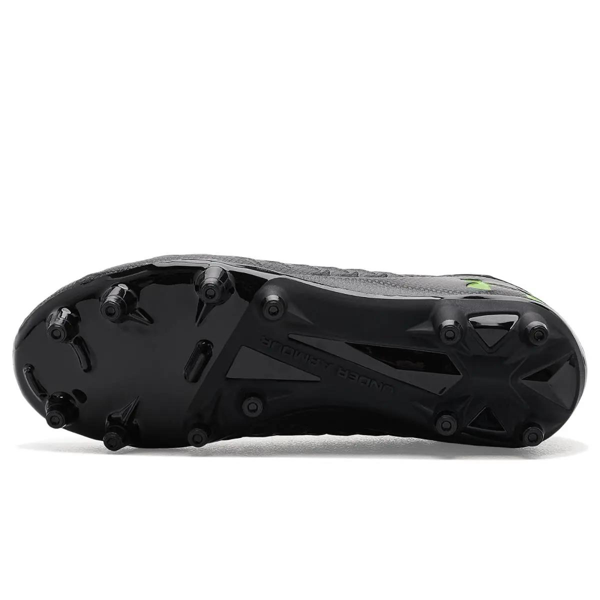Under Armour shoes - Black/Metallic Black/Hyper Green 10