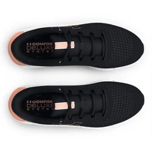 Under Armour shoes - BLACK-BLACK-BUBBLE PEACH 6