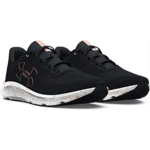 Under Armour shoes - BLACK-BLACK-BUBBLE PEACH 7