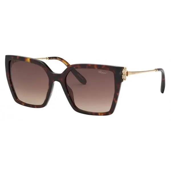 Women`s 56mm Havana Sunglasses SCH371S560909 by Chopard