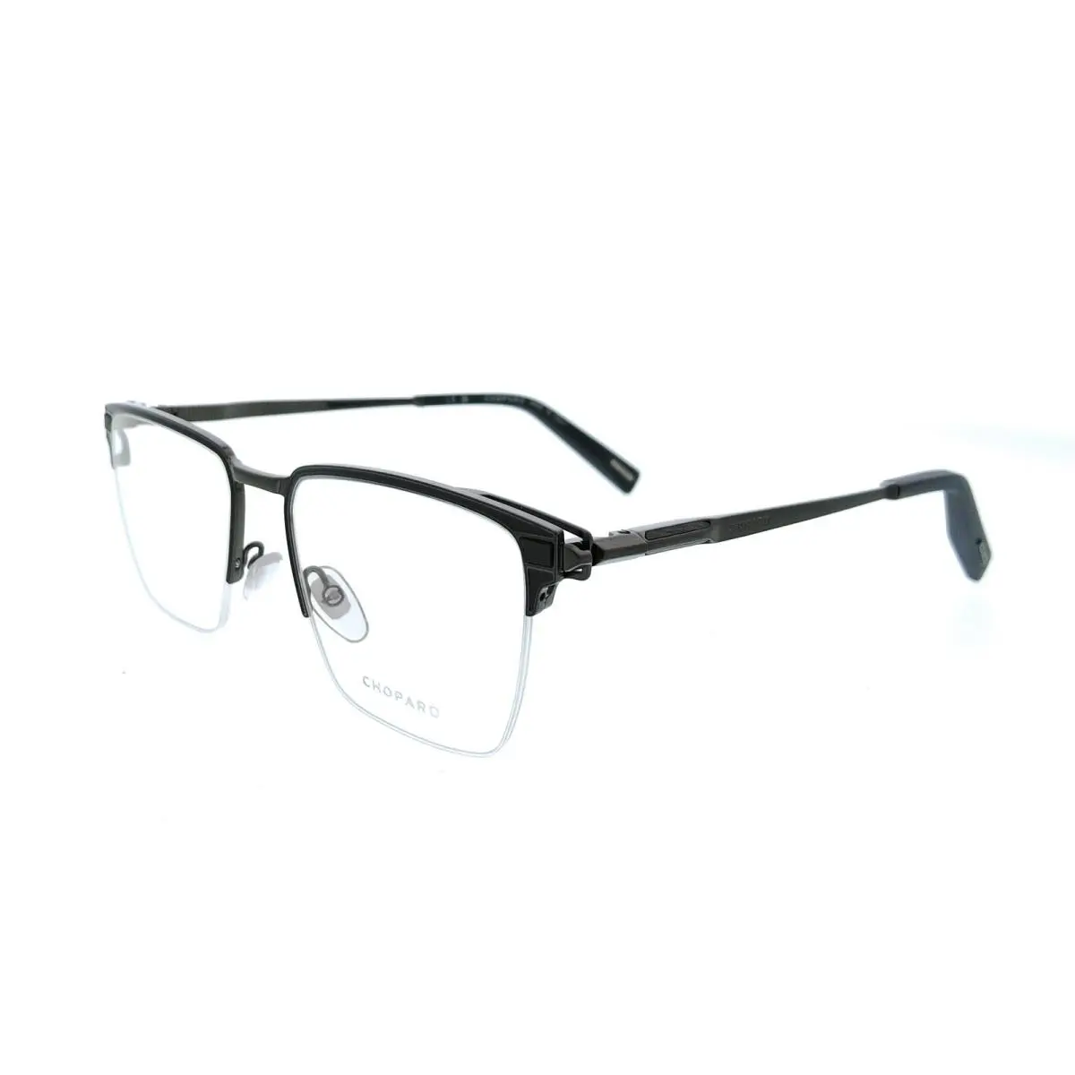 VCHL20V540K56 Gunmetal Black Square Mens Optical Frames by Chopard