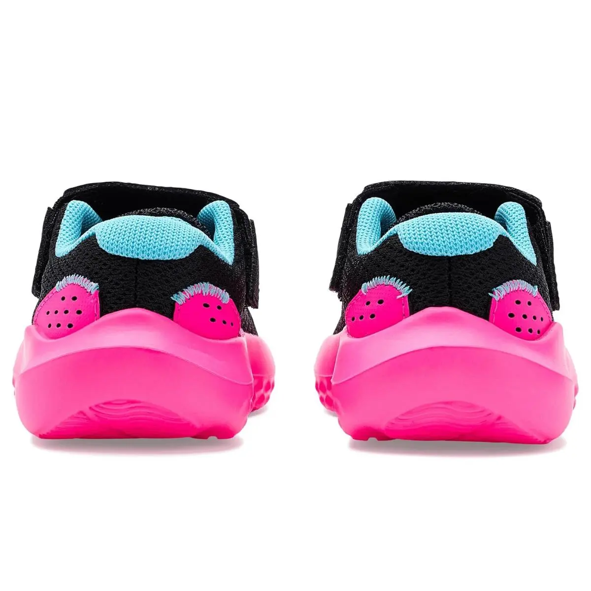 Under Armour shoes - Black/Fresco Blue/Hyper Green 5