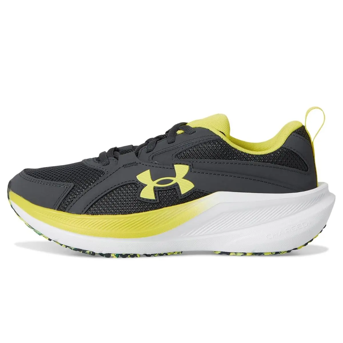 Under Armour shoes - Anthracite/Lumin Yellow/Lumin Yellow 2