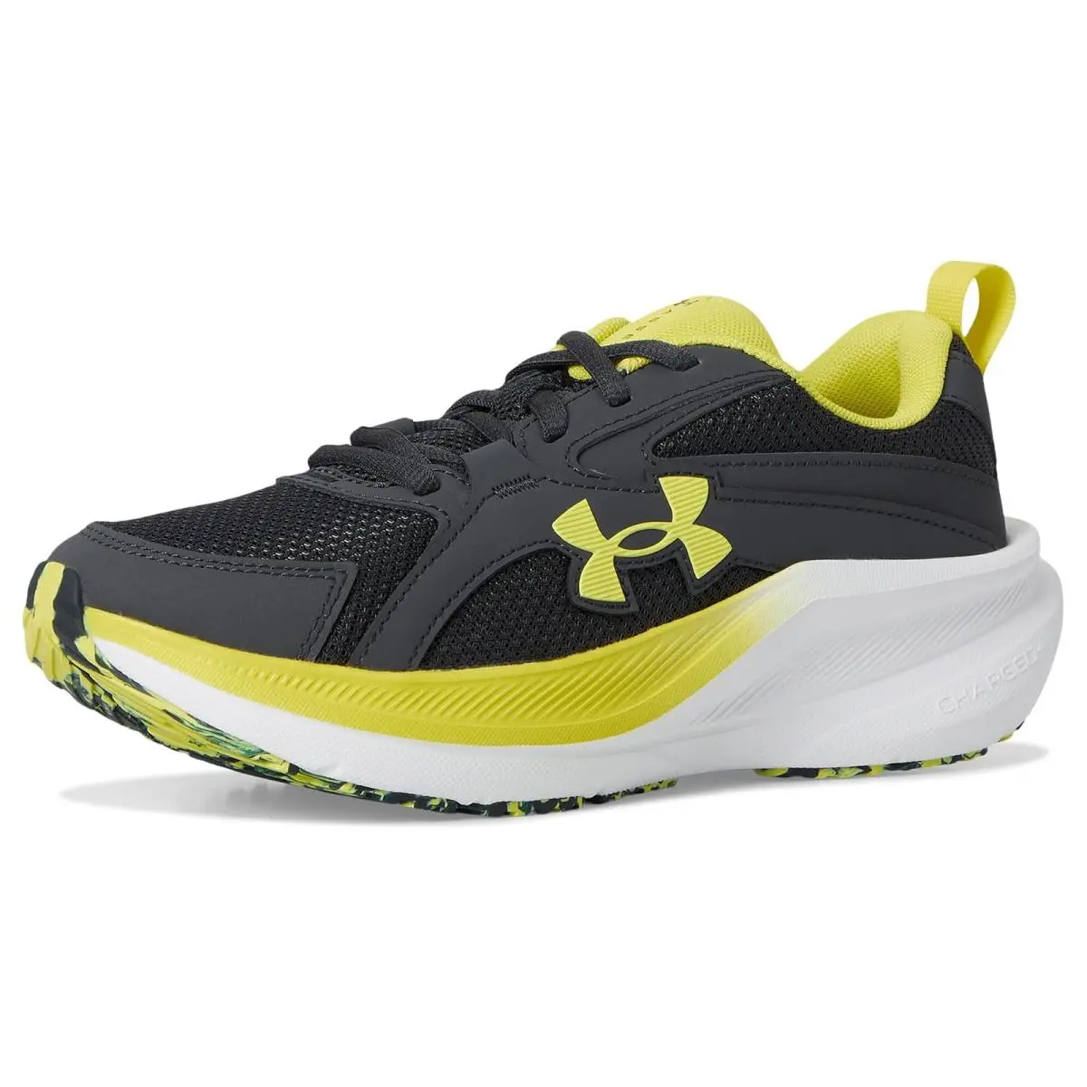 Under Armour shoes - Anthracite/Lumin Yellow/Lumin Yellow 5