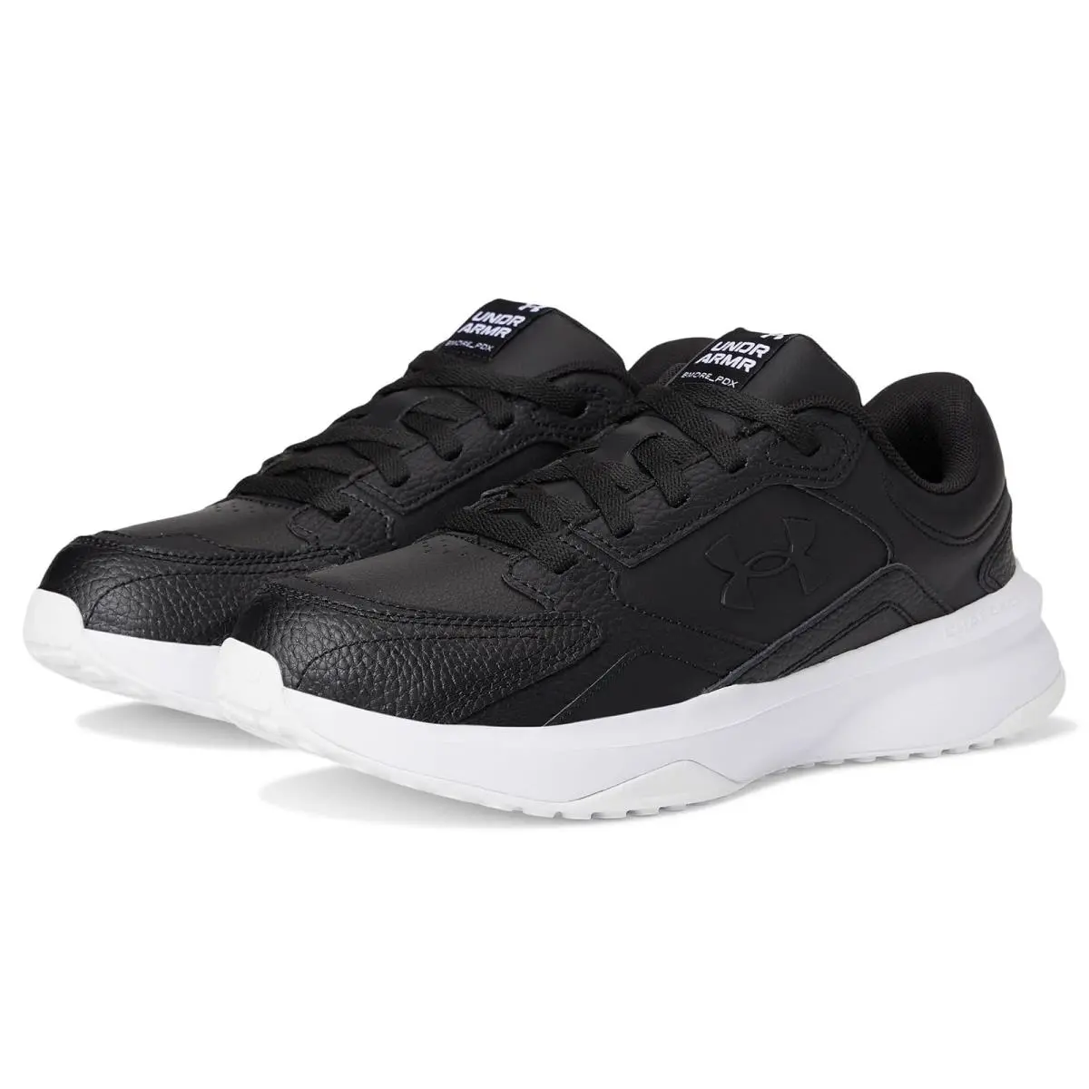 Man`s Sneakers Athletic Shoes Under Armour Edge Leather