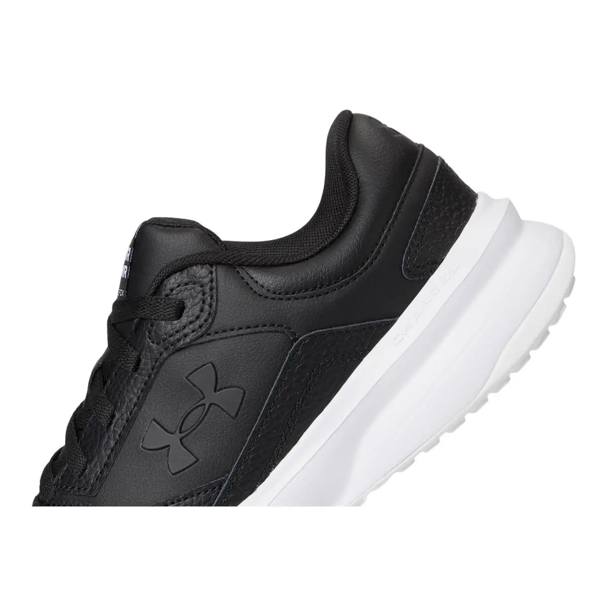 Under Armour shoes - Black/Black/White 4